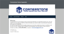 Desktop Screenshot of cornerstone-inspect.com
